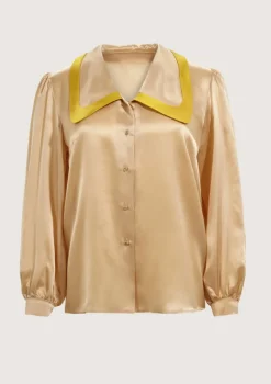 Baseball Nude Blouse|Flabelus