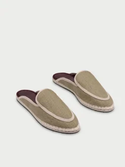 Bruna Linen Olive Green|Flabelus Best