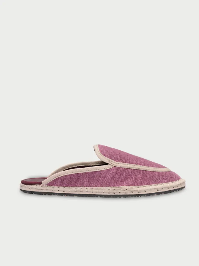 Bruna Linen Plum|Flabelus Online