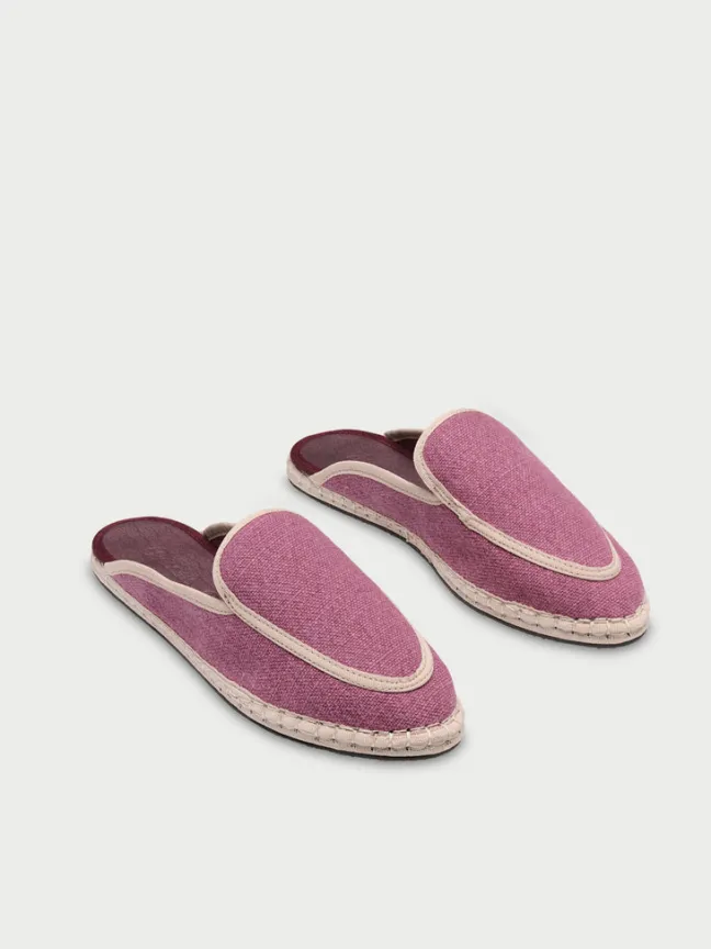 Bruna Linen Plum|Flabelus Online