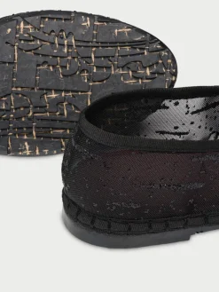Celie Glitter Mesh Black|Flabelus Clearance