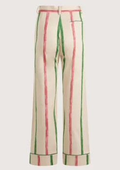 Coco Baseball Striped Pants|Flabelus New