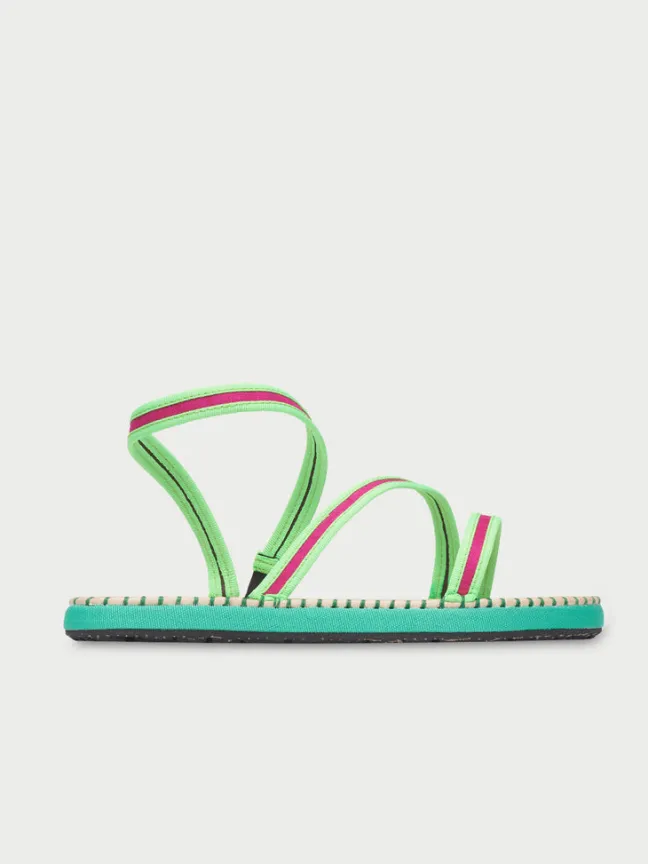 Daisy Sandal Salmon|Flabelus Online