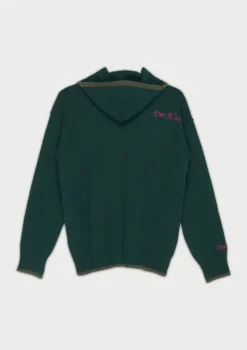 DORMOUSE HOODED JUMPER PETROL|Flabelus New