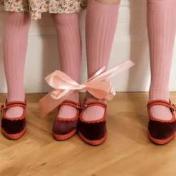 x La Coqueta Kids Burgundy|Flabelus Sale