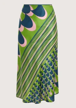 Jean Roller Green Skirt|Flabelus New