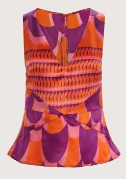 Jean Roller Orange Top|Flabelus Best