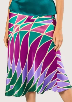 Jean Roller Purple Skirt|Flabelus Online