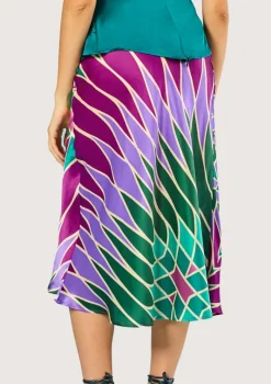 Jean Roller Purple Skirt|Flabelus Online
