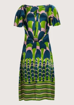 Jean Swim Green Dress|Flabelus Sale