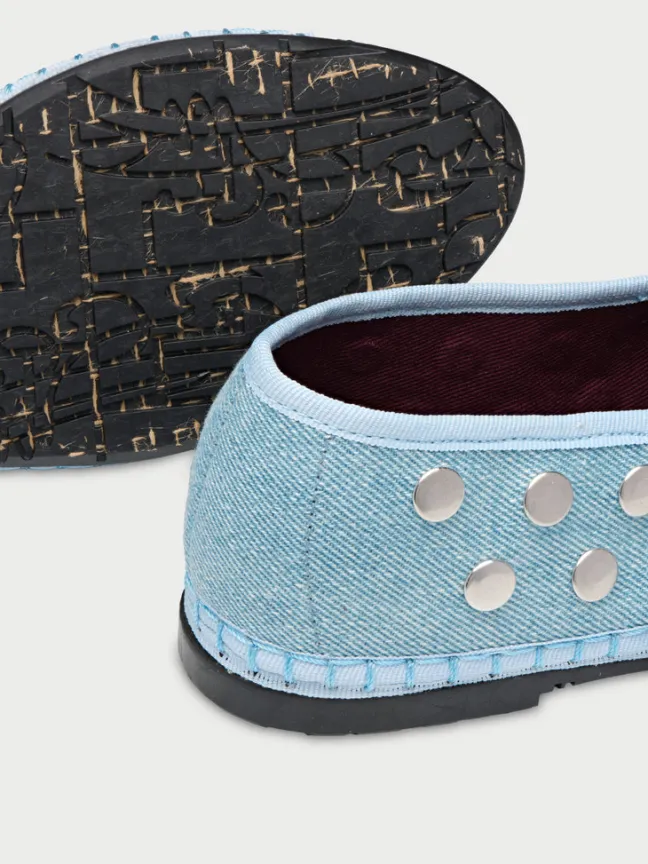 Mae Silver Light Denim|Flabelus New