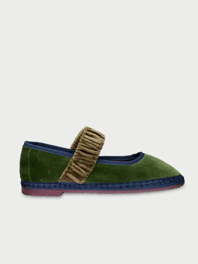 Mafalda Triple Tone Tango Green|Flabelus Discount