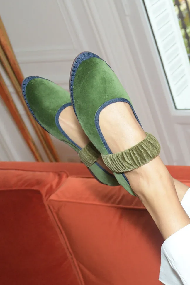 Mafalda Triple Tone Tango Green|Flabelus Discount