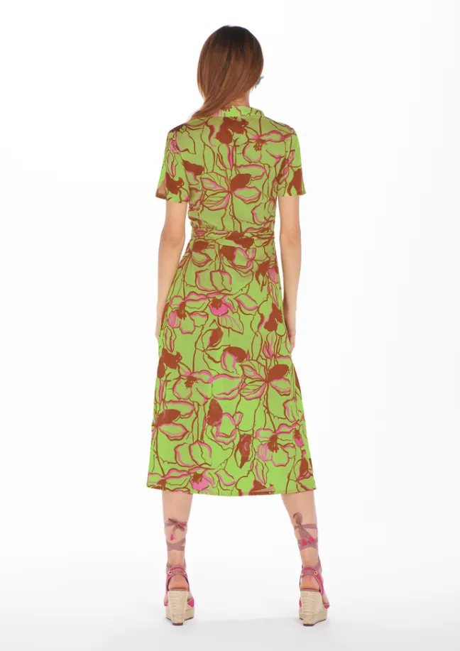 Mei Green Dress|Flabelus New