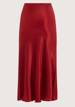 Roller Burgundy Skirt|Flabelus Outlet