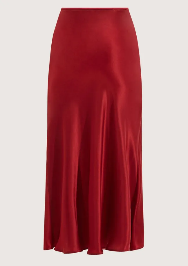 Roller Burgundy Skirt|Flabelus Outlet