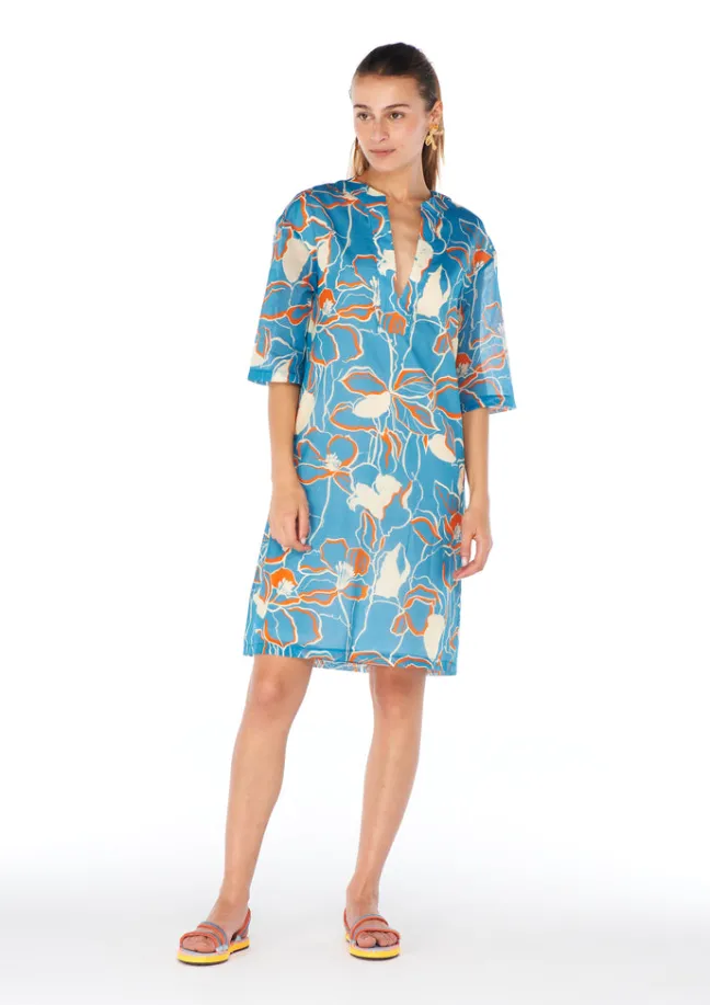 Shan Yu Blue Kaftan|Flabelus New