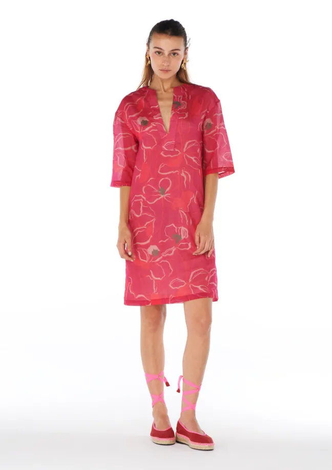 Shan Yu Pink Kaftan|Flabelus Clearance