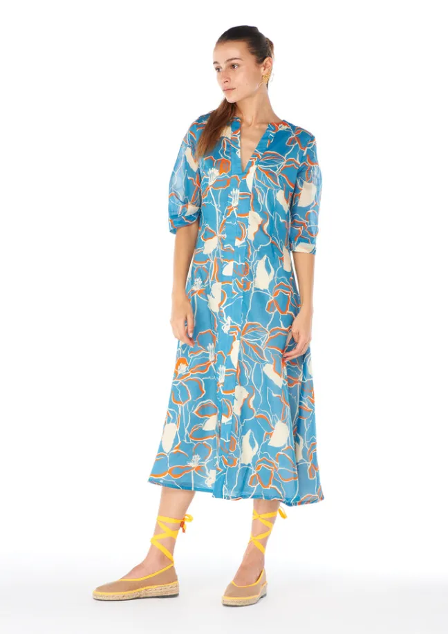 Yao Blue Kaftan|Flabelus Outlet