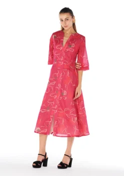 Yao Pink Kaftan|Flabelus Discount